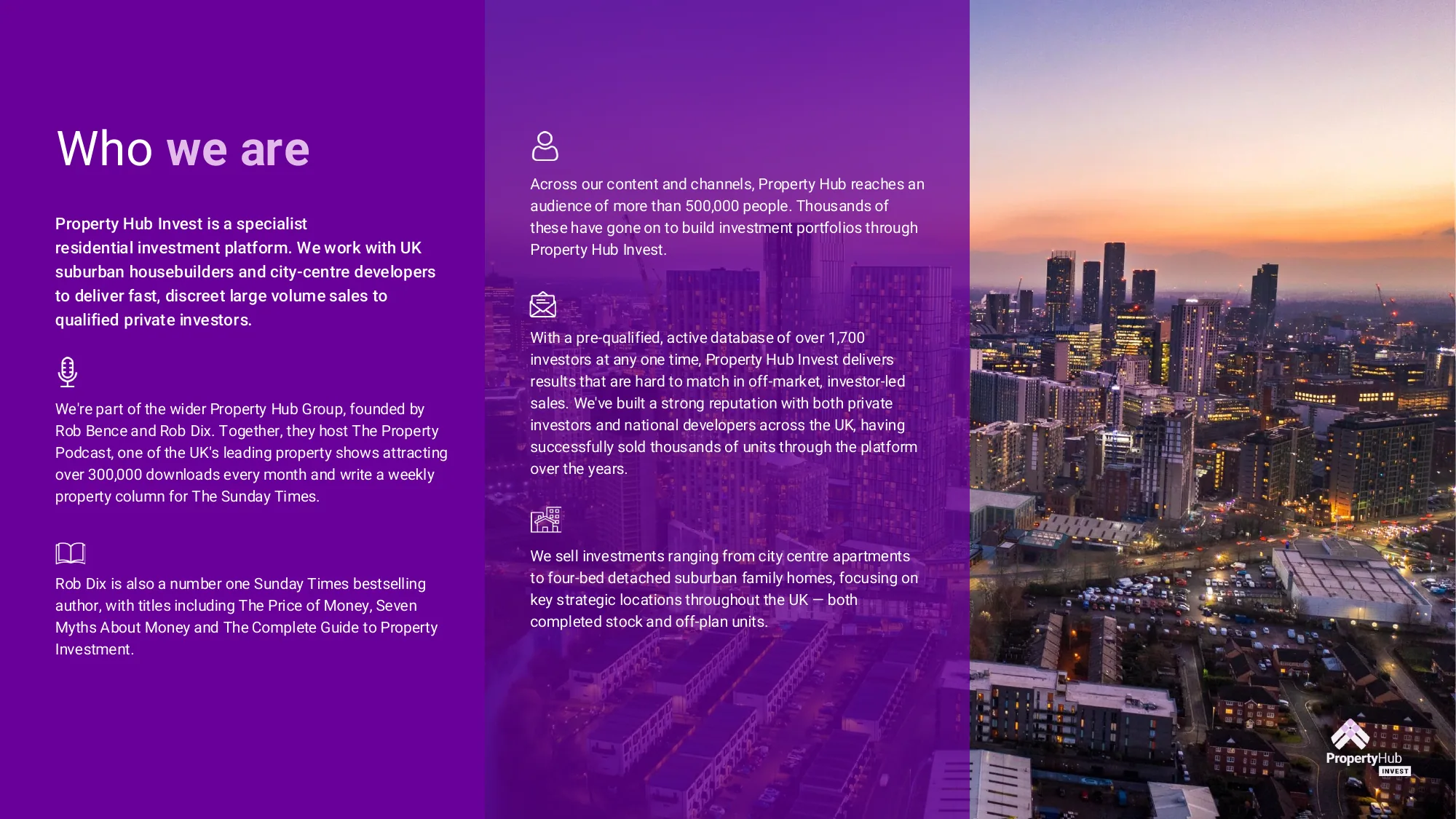 Property Hub Invest brochure — page 3 of 12