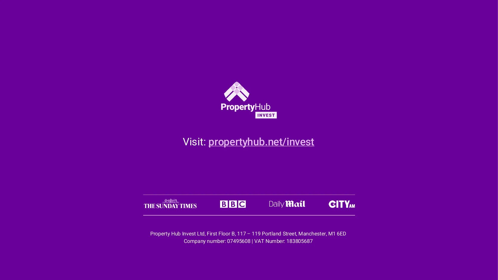 Property Hub Invest brochure — page 12 of 12